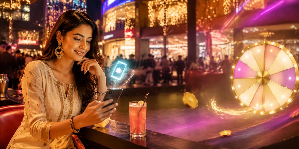Delhi player participating in online lottery on mobile device