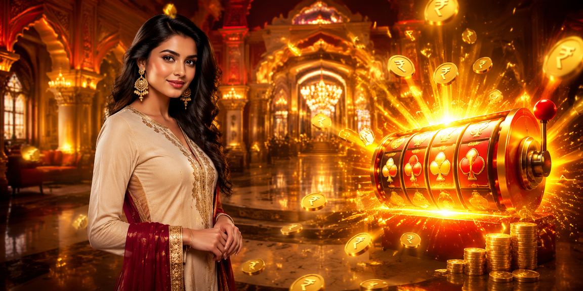 Indian player using mobile device for slot gaming